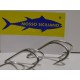 AMI DOPPIO   TIN  FORGIATO DOUBLE HOOK